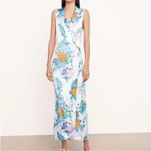 Vince Painted Bouquet Column Dress